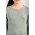thumbnail image 5 of Junior Girl's Sweater Olive, 5 of 5