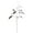 Silver, variant on Vickerman 33" Silver Shiny Leaf Artificial Christmas Spray. Includes 2 sprays per pack.
