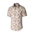 thumbnail image 3 of INSPIRE CHIC Men's Short Sleeve Button Front Beach Hawaiian Shirt, 3 of 7