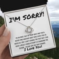 thumbnail image 5 of Sorry Apology Necklace, Love Knot Necklace, Gift Box Included, 5 of 5