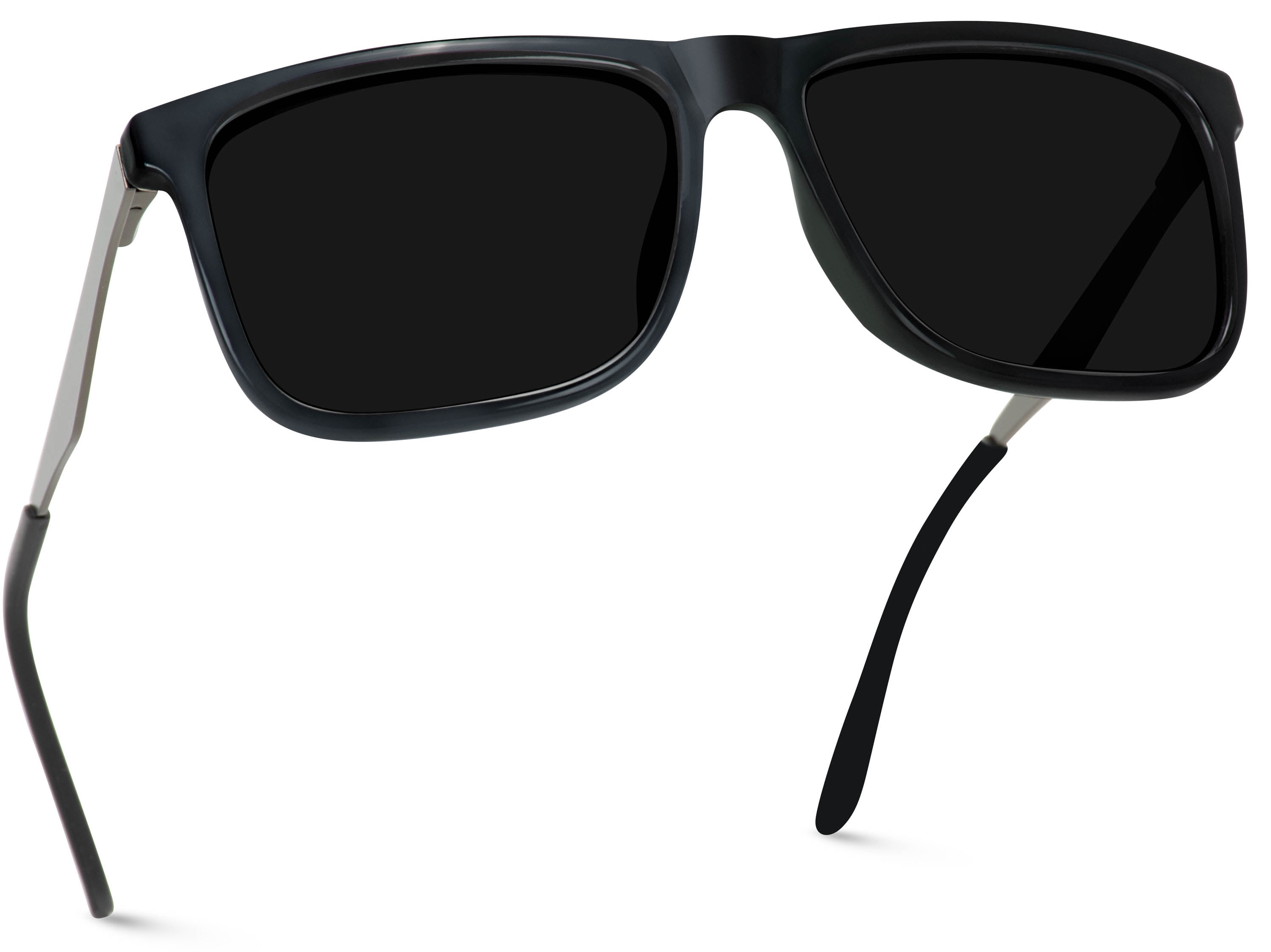 flat black sunglasses