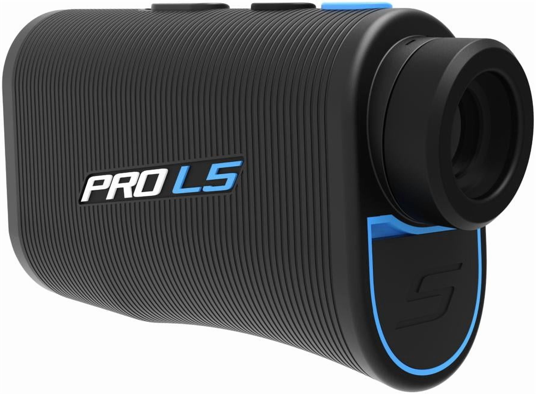 Shot Scope Golf Pro L5 Laser Rangefinder with Slope and Cart Magnet, Black -