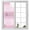 Pink, variant on Pink Summer Coastal Window Privacy Film, Modern Ocean Waves Starfish Shell Static Cling UV Sun Blocking Heat Control Window Tint Day and Night, Non-Adhesive One Way Privacy Cover 19.6''x39.3''