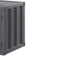 thumbnail image 3 of Industrial Style Metal Cargo End Table with Openable Door, Gray- Saltoro Sherpi, 3 of 5