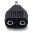 thumbnail image 2 of C2G 3.5mm Stereo Male to Dual 3.5mm Stereo Female Adapter - audio splitter, 2 of 4