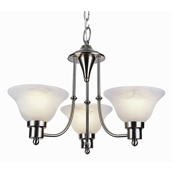 Trans Globe Lighting - Three Light Chandelier-Weathered Bronze Finish