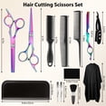 thumbnail image 7 of VIISHARE 13 PCS Professional Hair Cutting Scissors Kit, Stainless Steel BarberHair Shears Set for Men Women,Home Salon, 7 of 7