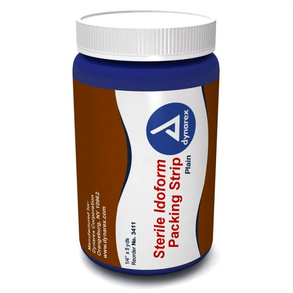 Dynarex Wound Packing Strip Cotton .25" x 5 Yd Sterile 3411, 1 Ct