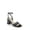 Black Leather, variant on Jewel Badgley Mischka Nariah Cage Block Heel Sandals