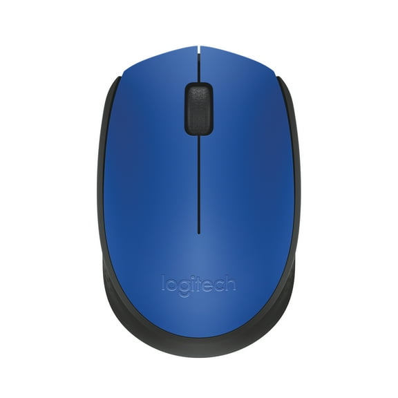 Logitech M170 Wireless Mouse for PC, Mac, Laptop, 2.4 GHz with USB Mini Receiver, Ambidextrous, Blue