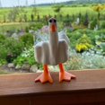 thumbnail image 1 of decoración De Estatua De Jardin De Canard Chic, Ornement De Canard En Rsine, Decoración De Maison, 1 of 3