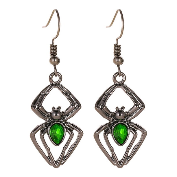 Clearance!Pendientes de araña de Halloween, pendientes punk, regalos para mujeres, niñas, fiestas, regalos festivos