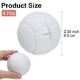 thumbnail image 2 of Uxcell 4 Pcs Pelotas de Tenis Precutadas para Andadores Accesorios de Deslizamiento Blancas, 2 of 6