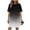 *2-Black, variant on VBVC Women's Short Sleeve T-Shirt Dress,Summer Gradient Tunic Dress For Women,Ladies Crew Neck Breathable Dress with Pockets,Yellow,S-2XL