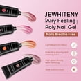 thumbnail image 4 of Kit de Extensión de Uñas Poly Gel JEWHITENY 14 piezas con Lámpara, 4 of 8