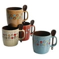 thumbnail image 3 of Gibson Mr. Coffee Cafe Americano 4 Person 8 Piece 13 Oz Mug Set with Spoons, 3 of 8