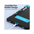 thumbnail image 3 of Case for Samsung Galaxy Tab S9 11 inch/S9 FE 5G 10.9 inch 2023 with Kickstand, Heavy Duty Shockproof Protective Cover with Pencil Holder, Stylus Pen, 3 of 7