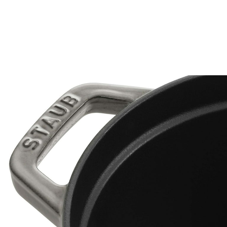 Staub - Cast Iron 7-qt Oval Cocotte - Graphite Grey