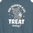 thumbnail image 3 of Instant Message - A Little Treat Kitten  - Women's Racerback Tank Top, 3 of 6