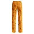 thumbnail image 5 of Yellow Fall, Autumn, & Halloween Themed Pajama Pants Soft Sleep Pants Lounge Wide Leg Pj Bottoms XL, 5 of 6