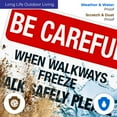 thumbnail image 4 of When Walkways Freeze Walk Safely Please Sign, 18x24 Corrugated Plastic, 4 of 7