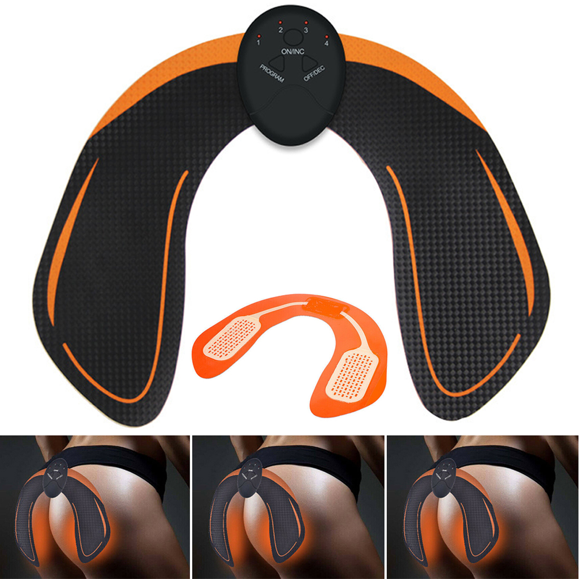 UPAIRCAS Smart EMS Muscle Hip Waist Trainer Buttock Butt Lifter Bikini Body Stimulator