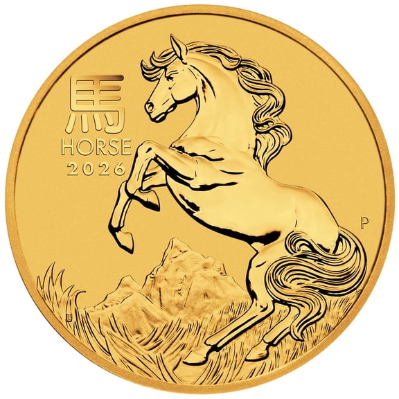 Australian Lunar Series III 2026 Year of the Horse 1oz Gold Bullion Coin