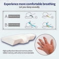 thumbnail image 5 of Memory Foam Bed Orthopedic Pillow Neck Protection Slow Rebound Memory Pillow Butterfly Shaped Health Cervical Neck 26s, 5 of 5