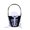 A003- White, variant on Treat Container Halloween Themed Non Woven 10X6 Inch All Ages Candy Pail for Halloween Party Supplies