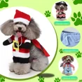 thumbnail image 6 of Christmas Pet Funny Halloween Costumes Cute Funny Killer Costume Winter Cat Costumes Dog Costumes for Small Dogs (D,XL (for 8-10Kg)), 6 of 7