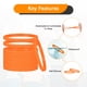 thumbnail image 5 of Uxcell 12Pcs Pulseras de Goma, Pulseras de Silicona de Color Sólido para Deporte/Ejercicio/Baloncesto Hombres Mujeres Adolescentes [Naranja], 5 of 6