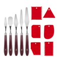 thumbnail image 2 of Oliegs Blanket 1PC Color Mixing Tool Set Suitable For Desktop Art Creation With Smooth Wooden Handle And Stainless Steel Metal, 2 of 5