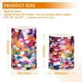 thumbnail image 6 of Yayeee Flameless Candles with Remote Flickering Battery Operated Multi Color Changing, Black Colorful Circles, 6 of 7