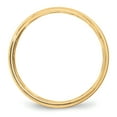 thumbnail image 2 of 14K Yellow Gold 5mm Light Weight Milgrain Half Round Band Ring Size 11.5, 2 of 7