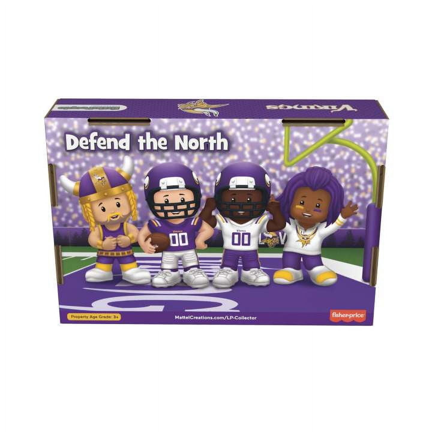 Fisher-Price Little People Minnesota Vikings Four-Piece NFL Collector Set