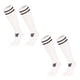 thumbnail image 1 of Paquete de 2 calcetines de béisbol para fútbol y sóftbol para jóvenes, niños y adultos, calcetines multideportivos (blanco) Zhivalor BST2002826-3, 1 of 5