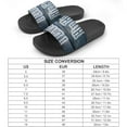 thumbnail image 2 of GZHJMY Stylish Slides for Women Men, I Love Hip Hop Concept text Soft Flexible Slip-on Sandals Slippers, 2 of 7