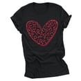 thumbnail image 1 of Birdeem Femmes Saint-Valentin Imprimé T - Mode Confortable Chemisiers Hauts pour Femme, 1 of 1