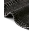 thumbnail image 3 of INSPIRE CHIC Denim Vest Top for Women Sleeveless V Neck Button Down Cropped Jean Waistcoat S Black, 3 of 4