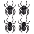 thumbnail image 1 of 4Pcs Black Rhinestone Spider Brooch Badge for Halloween and Wedding, 1 of 8