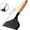 Black, variant on Silicone Pancakes Shovel Wide Spatula Turner Wooden Handle Spatula Fish Spatula Wide Turner for Egg Pizza Cookie Omelette