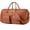 Reddish Brown, variant on Leather Duffle Bags for Men,  2 in 1 Suit Bag Travel 56L Duffel Bags for Traveling PU Leather Garment Bag with Shoe Compartment,Travel Carry  Bag, Weekender Bussiness Wedding,Black