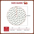 thumbnail image 4 of Balery Turtle Printed Christmas Tree Skirt , Merry Christmas Party Christmas Tree Decoration,Adjustable Tree Skirt-30", 4 of 8