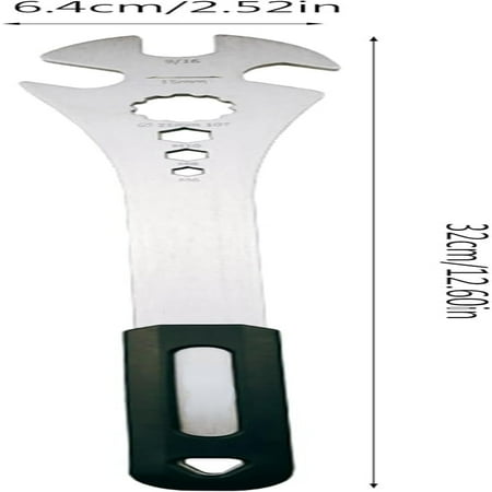 

Versatile and reliable long handle 15mm 9/16 Pedal Wrench Tool - Convenient and efficient for easy and durable removal of pedals on road and mountain bikes