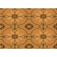 thumbnail image 1 of Ahgly Company Indoor Rectangle Patterned Mahogany Brown Area Rugs, 6' x 9', 1 of 6