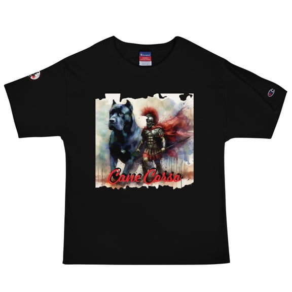 Cane Corso Roman Sold Champion T-Shirt (Black, S)