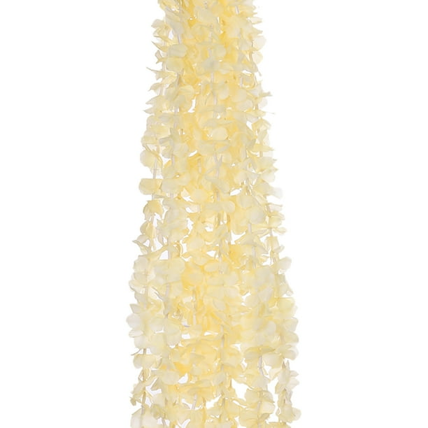 Guirnalda de Flores de Seda Artificial Amarillo 10uds Unique Bargains 3.2 Pies Colgantes para Hogar Jardín Boda
