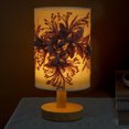 thumbnail image 4 of Table Lamp Usb Powered Bedside Light 3d Cloth Lampshade Creative Desk Light, 4 of 8