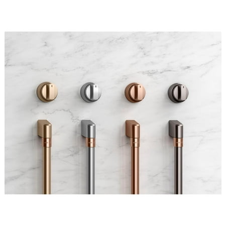 Café - Handle and Knob Set for 48" Pro Range and Rangetop - Brushed Copper