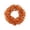 B, variant on Fall Maple Leaf Fabric Wreath, Front Door Decoration, Thanksgiving Rustic Ruffled Ribbon Wreath for Porch Window Wall, Multicolor Cloth Wreath